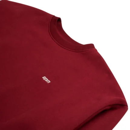 CREWNECK WINE RED g