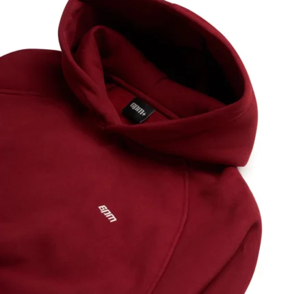 HOODIE WINE RED g