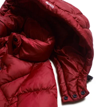 LIGHT PUFFER JACKET RECTANGLES WINE RED gt
