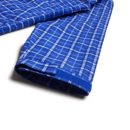 PLAID SHELL JACKET DIGITAL BLUE gf