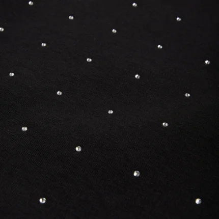 RHINESTONE OPEN LEG JOGGER BLACK g