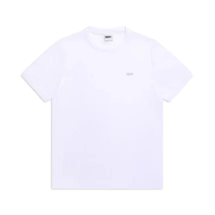 RIBBED SLIM FIT TEE WHITE