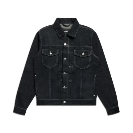 TYPE 6 DENIM JACKET BLACK RAW