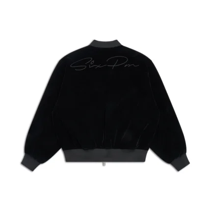 VELVET BOMBER BLACKf